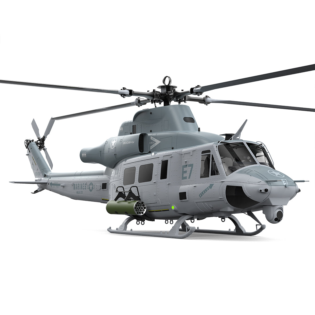 GOOSKY E7 UH-1Y Venom 700-Class 1/9 Scale 6CH RC Helicopter – RAZORDON