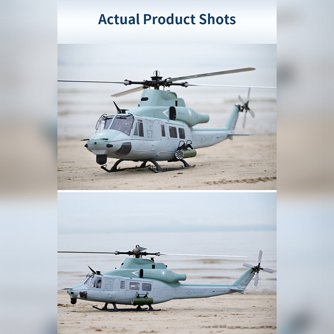 GOOSKY E7 UH-1Y Venom 700-Class 1/9 Scale 6CH RC Helicopter – RAZORDON
