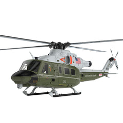 GOOSKY E2 UH-1Y 2.4G 6CH RC Helicopter Brushless Direct Drive Scale Model with LiDAR Positioning GPS Version Rescue Livery RTF (MODE1/MODE2 Switchable)
