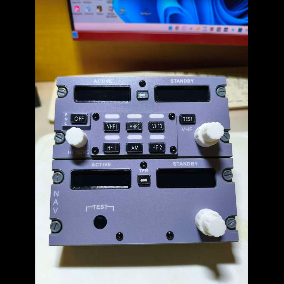 Hoowalt B737 1:1 COCKPIT Radio Tuning Panel - RAZORDON