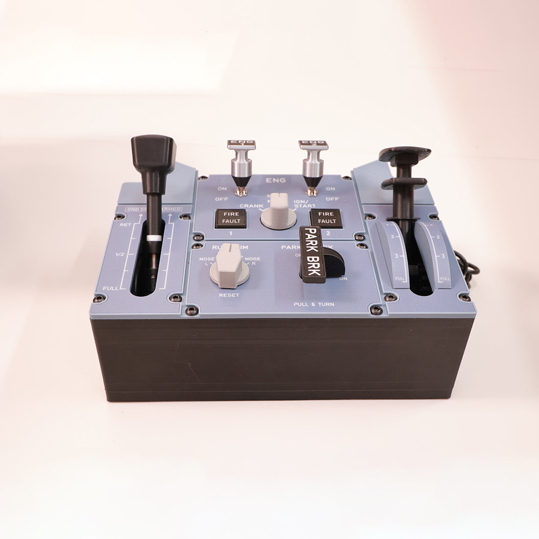 Hoowalt D107 V2 Metal Plate Lever Head Version A32X A31X A19X Motorized Throttle COCKPIT Panel - RAZORDON