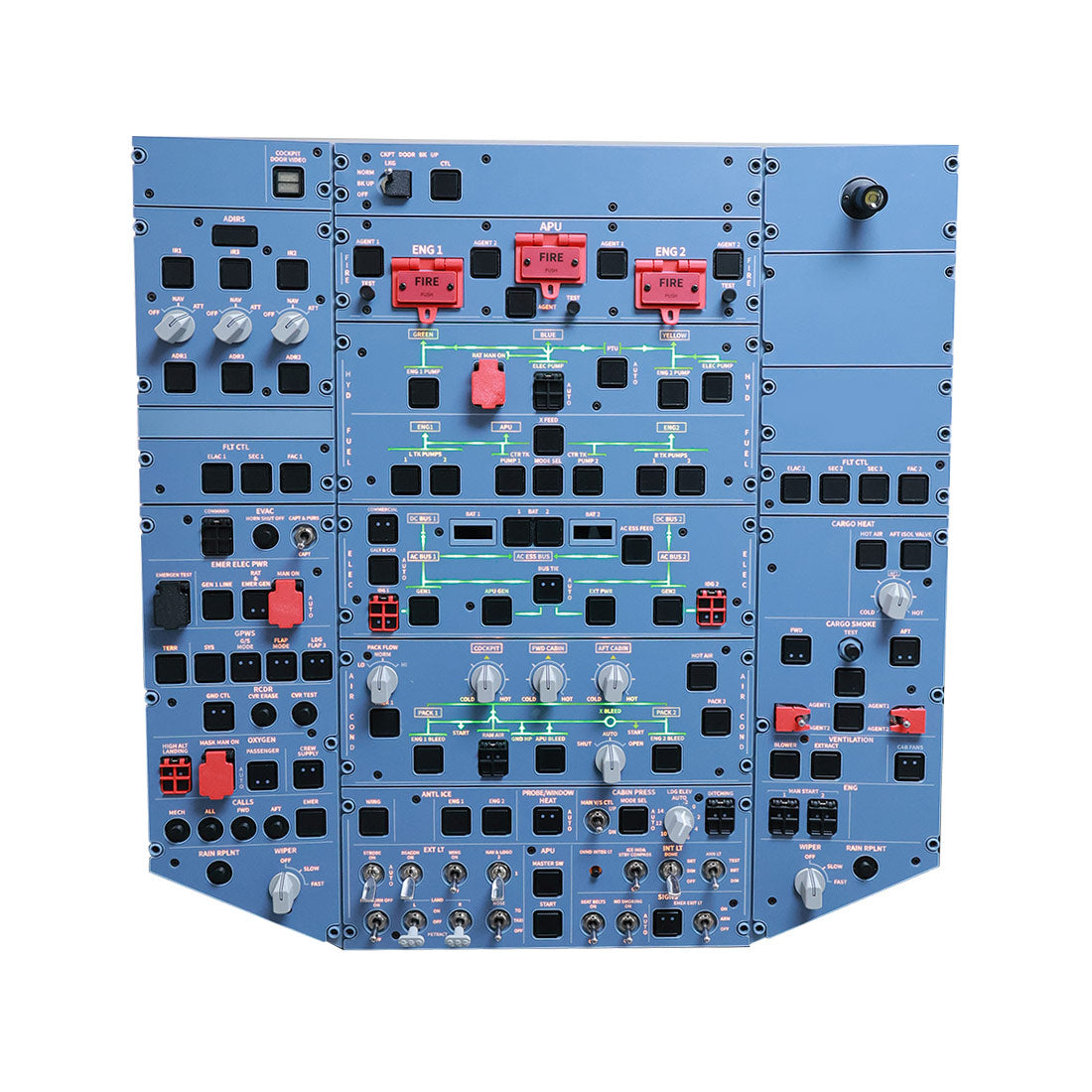 Hoowalt D111 A32X 1/1 Scale Light OVHD OVERHEAD Panel - RAZORDON