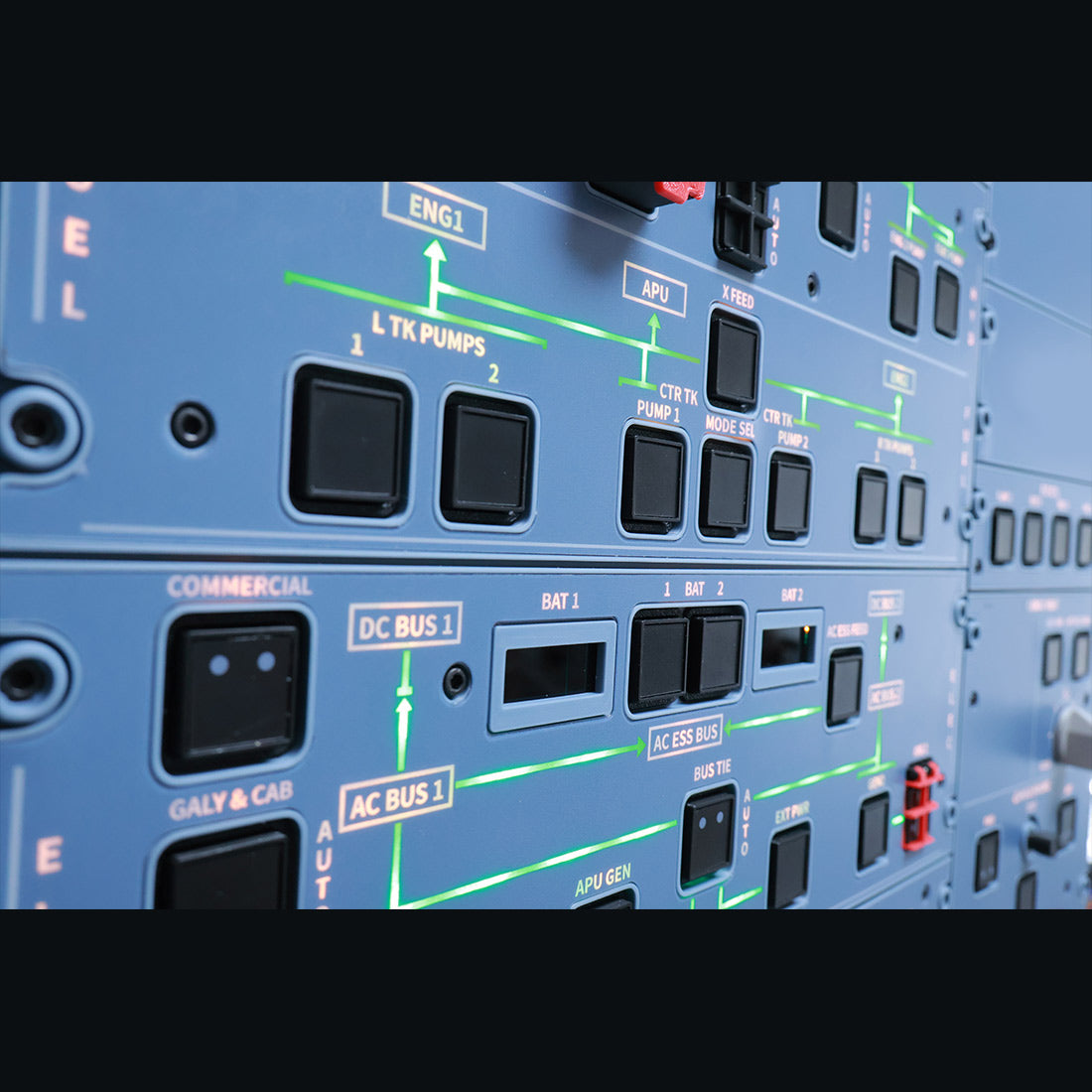 Hoowalt D111 A32X 1/1 Scale Light OVHD OVERHEAD Panel - RAZORDON