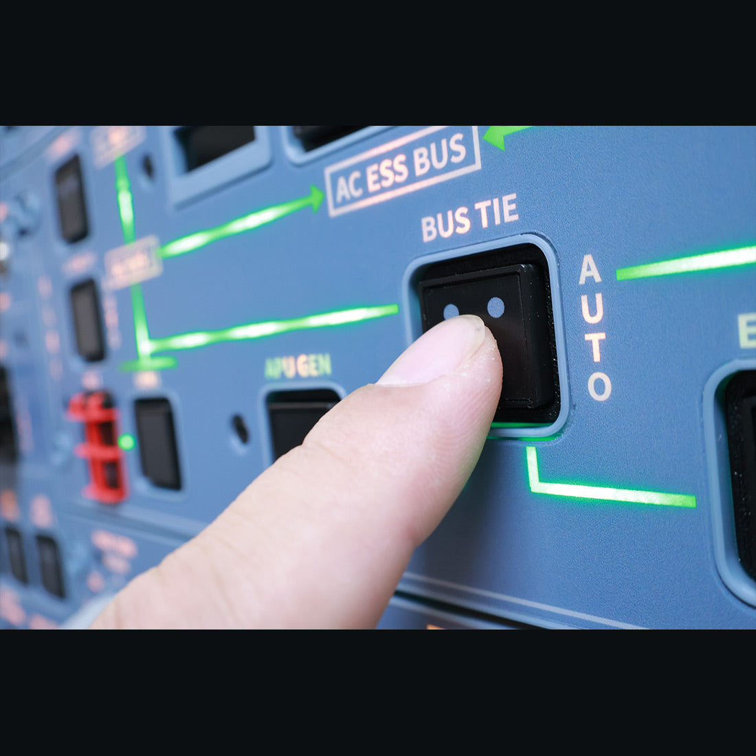 Hoowalt D111 A32X 1/1 Scale Light OVHD OVERHEAD Panel - RAZORDON