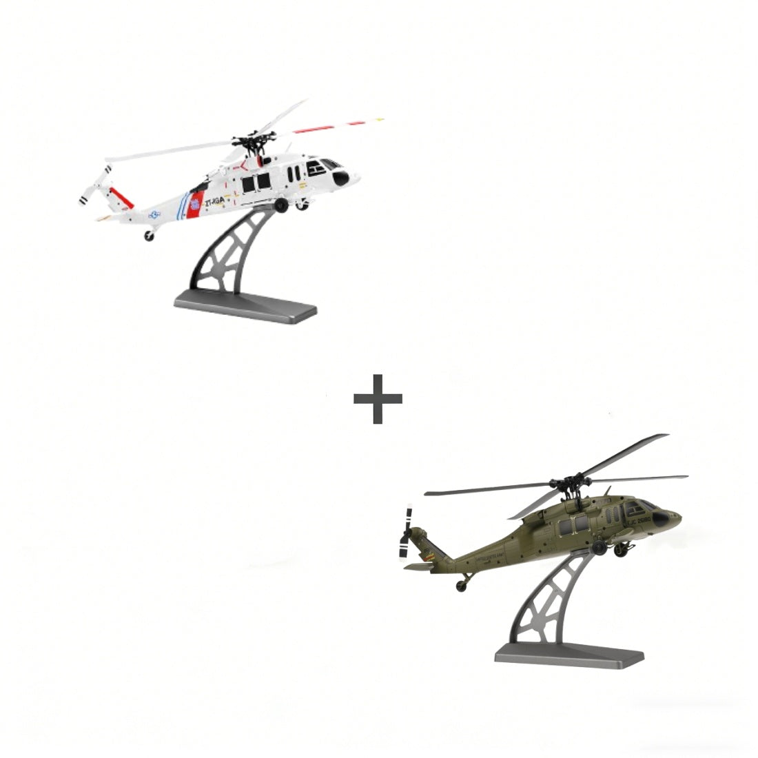 WLTOYS K270 UH-60L 2.4G 4CH 170-Class 4-Rotor Flybarless Realistic Helicopter Model with Barometric Altitude & Left/Right Hand Throttle Adjustment (Optical Flow RTF Version)