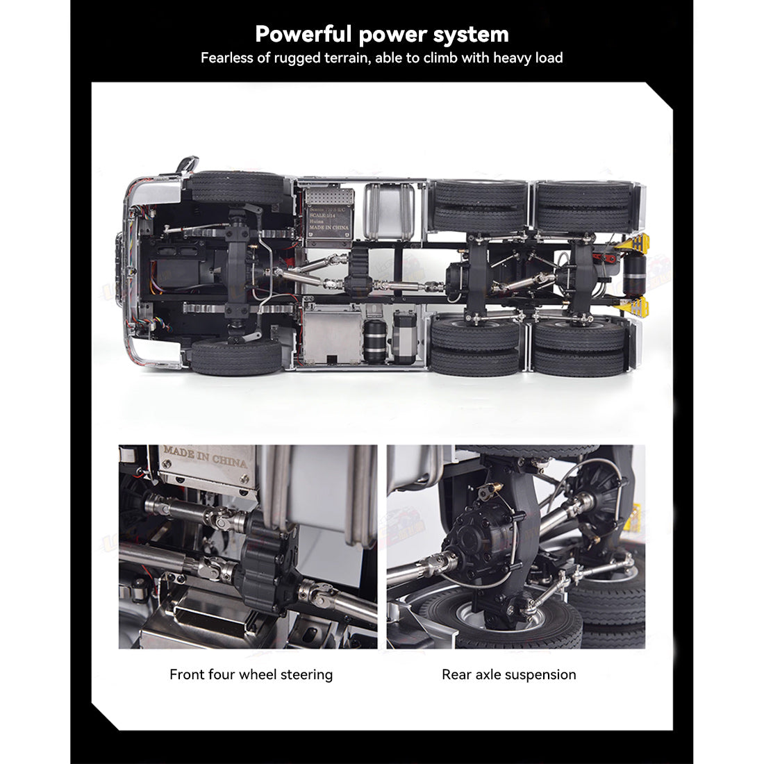 All Wheel Drive Full-proportional RC Tractor Truck - RAZORDON