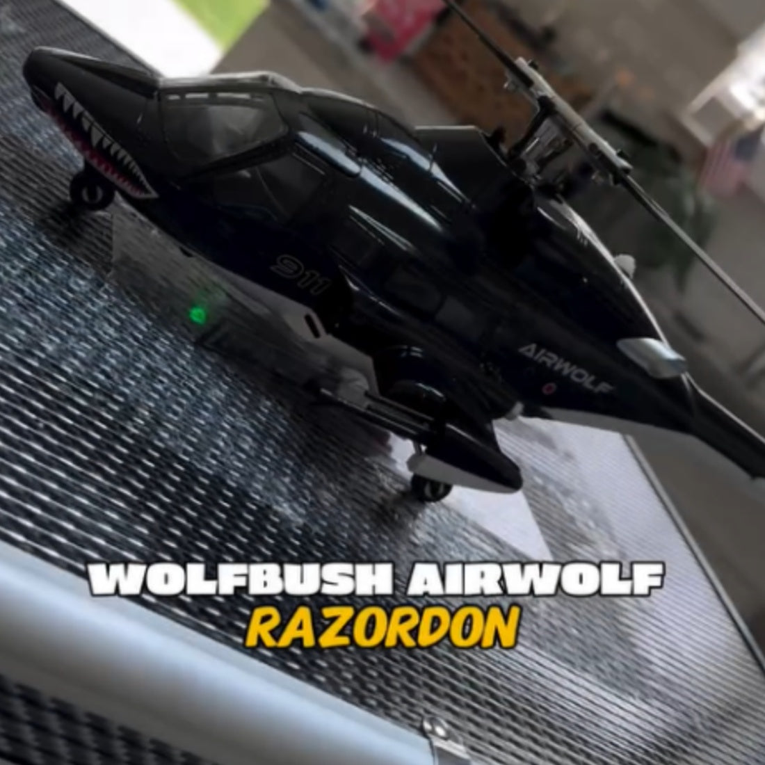 Portable Explosion-Proof Aluminum Suitcase for AW-911 Airwolf RC Helicopter Model - Razordon