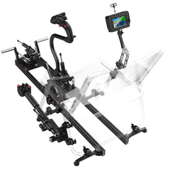 RAZORDON H17 RC Helicopter Cockpit Controller – 17-Channel ELRS Flight Simulator with CNC Metal Frame