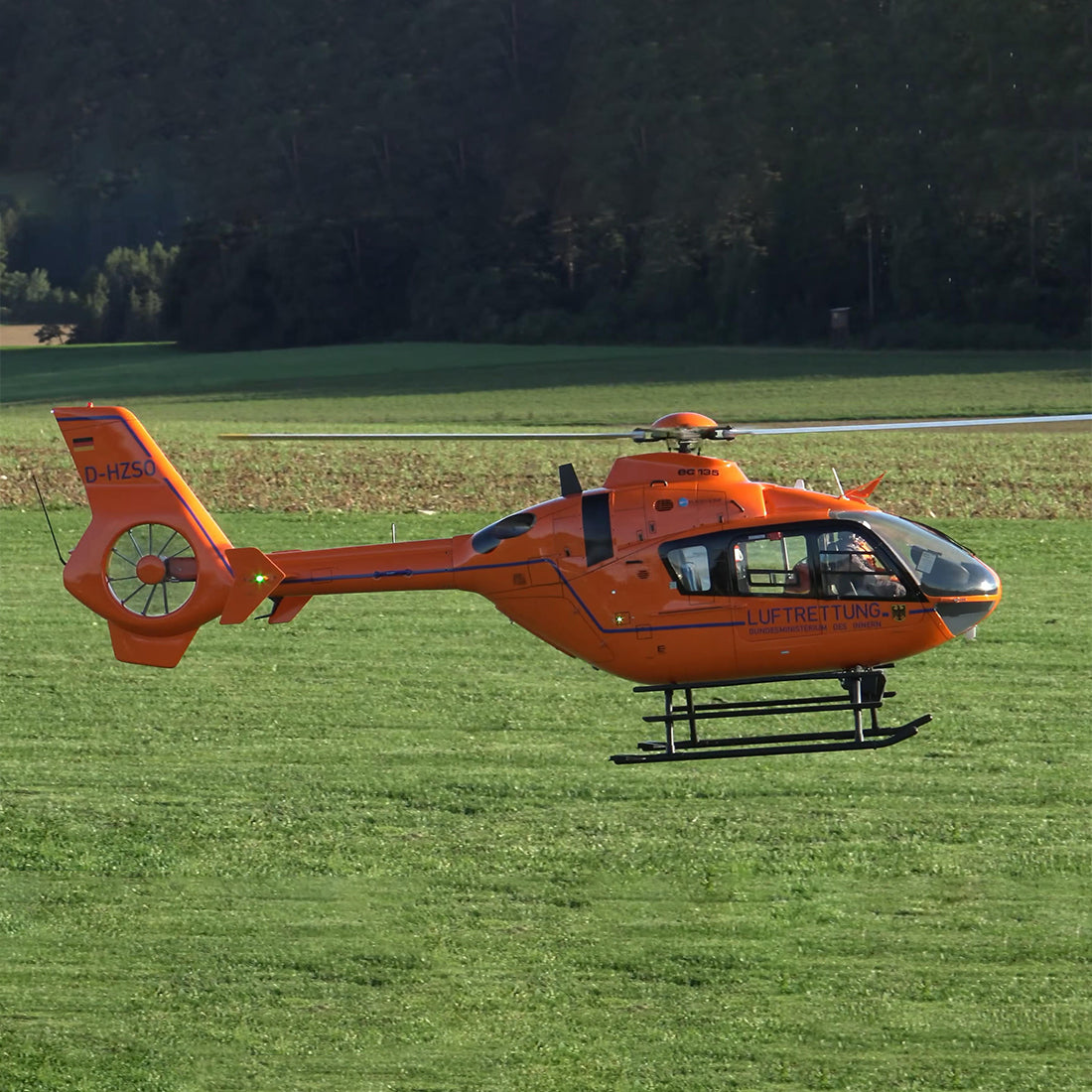 RAZORDON EC135 800-Class 2.4G 6CH Scale RC Helicopter orange color