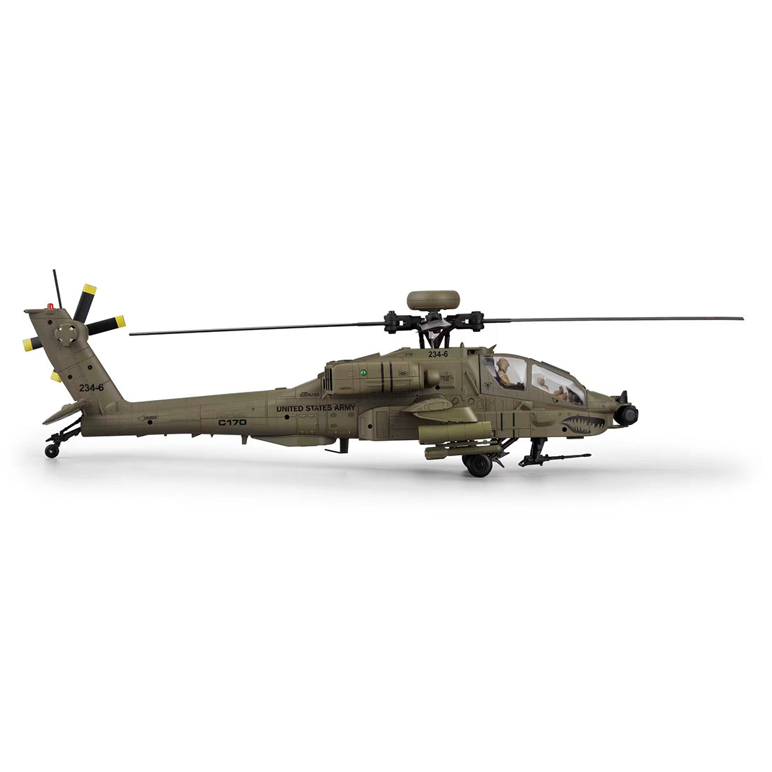 RC ERA C170 AH-64D Apache 1/48 Scale 6CH Flybarless RC Helicopter - RAZORDON