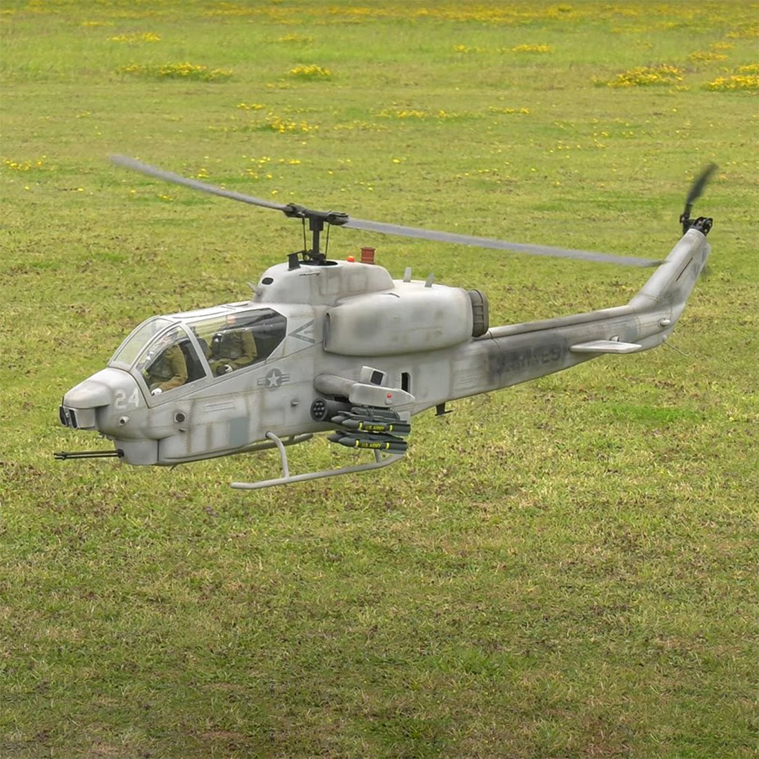 ROBAN AH-1 Cobra 700-Class 2.4G 6CH Scale RC Helicopter with H1 PRO Flight Controller, GPS Position Hold, Auto Hover & One-Key Return RTF