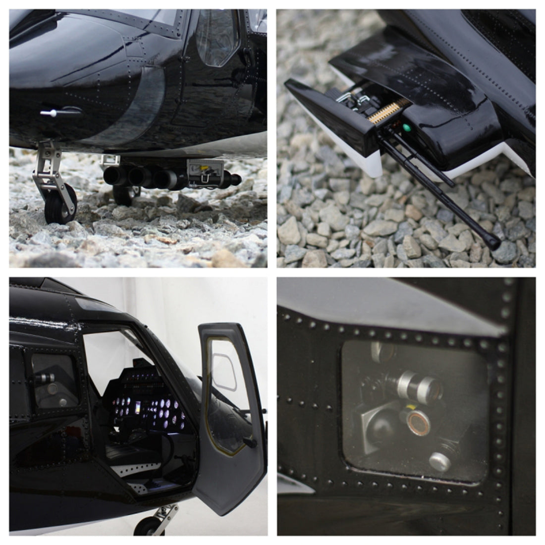 ROBAN Airwolf 800-Class 2.4G 6CH Scale RC Helicopter with H1 PRO Flight Controller & GPS Positioning RTF