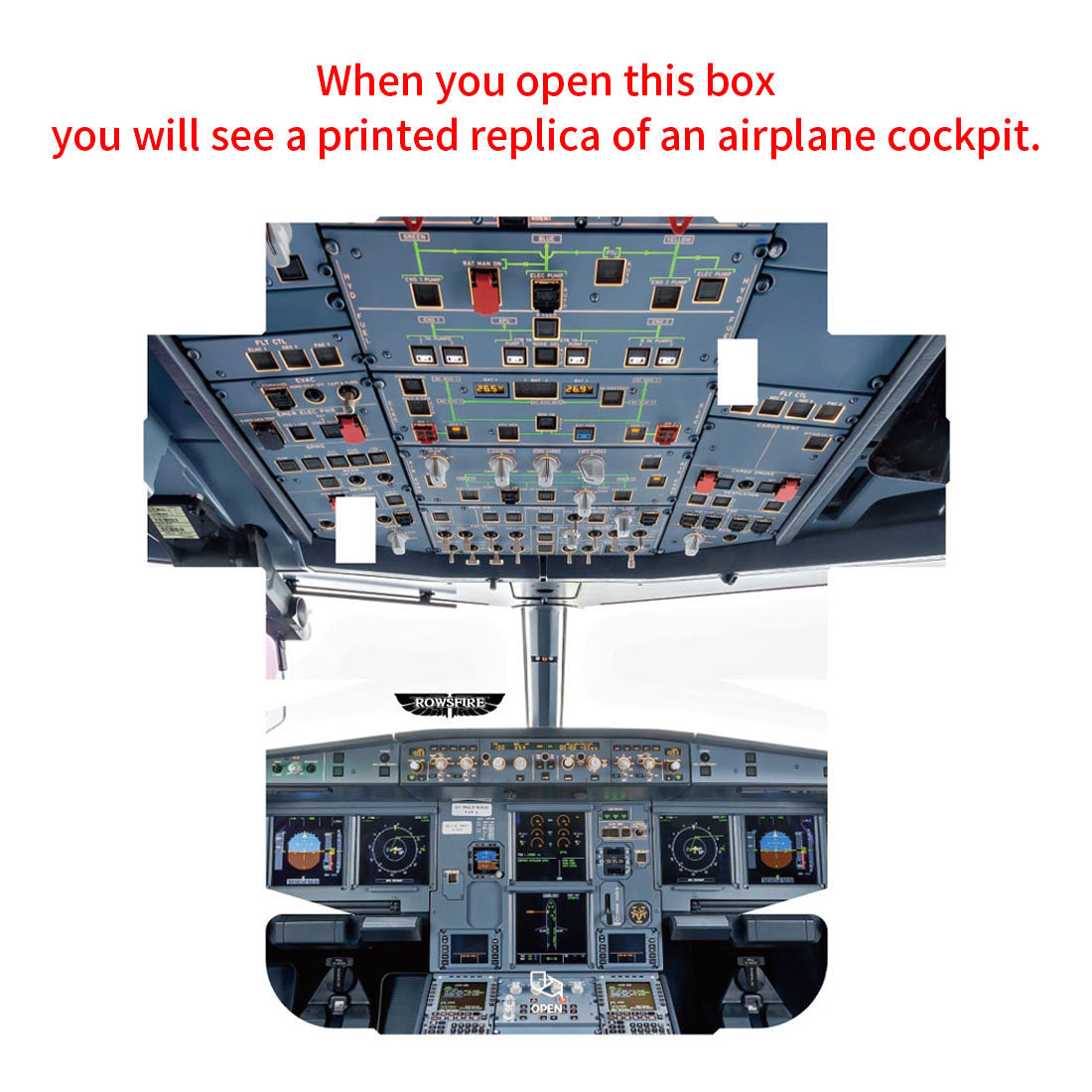 Rowsfire A102 A35X/A32X mini Light Flight Simulator Overhead Panel - RAZORDON