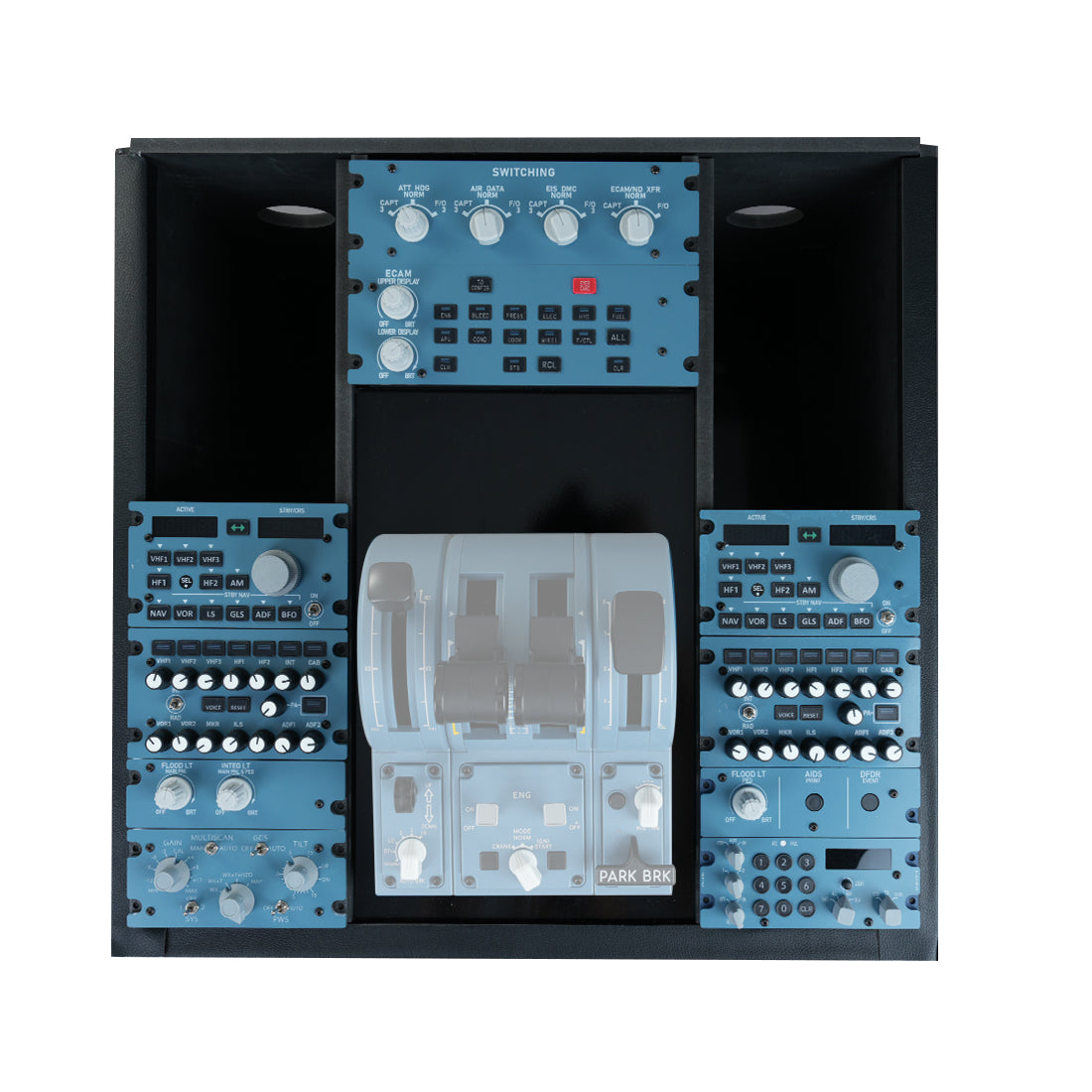 Rowsfire A110P A32X-pedestal Home Flight Simulator Flight Deck Panel & Throttle Mount - RAZORDON