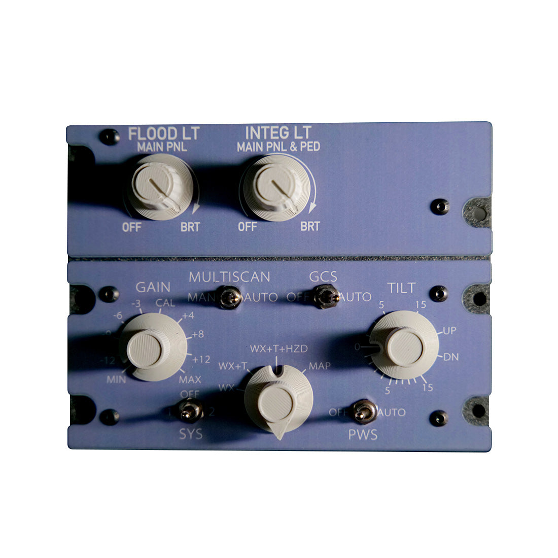 Rowsfire A112 1/1 Scale A32X/A33X/A35X CKPT-LT+WXR-Radar Integrated Panel - RAZORDON