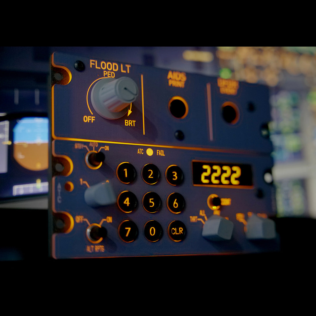 Rowsfire A113 1/1 Scale A32X/A33X/A35X CKPT-LT+DFOR+ATC Integrated Panel - RAZORDON