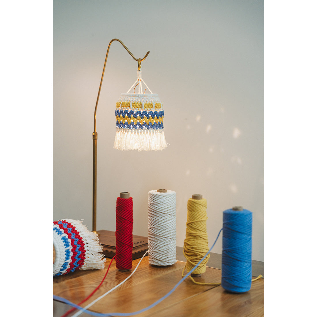 Wild Plan Handmade Crochet Lamp Shade for Goal Zero Lanterns Bohemian Macrame Cover for Outdoor Camping and Home Decor Souvenir