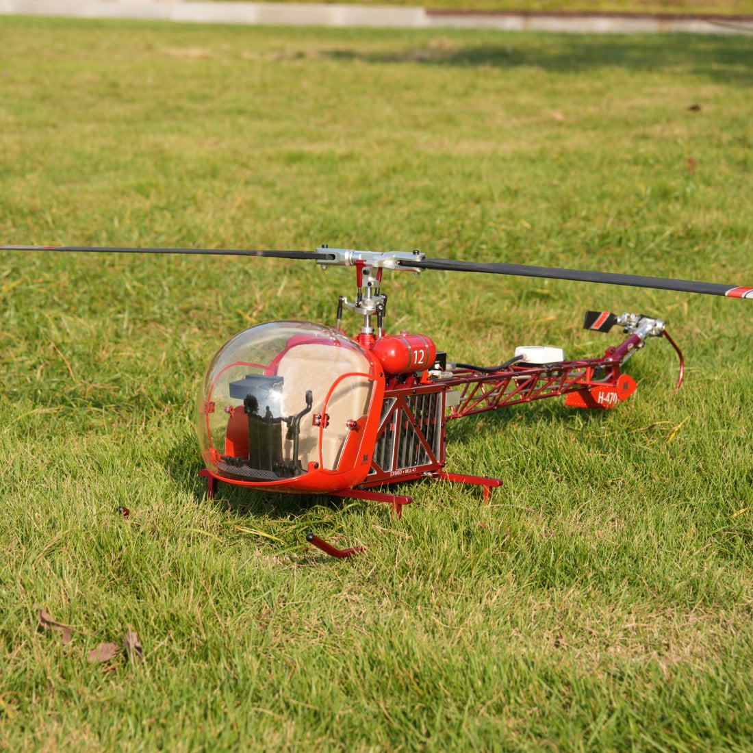 WOLFBUSH BELL-47 450-Class Scale RC Helicopter 2-Blade - RAZORDON