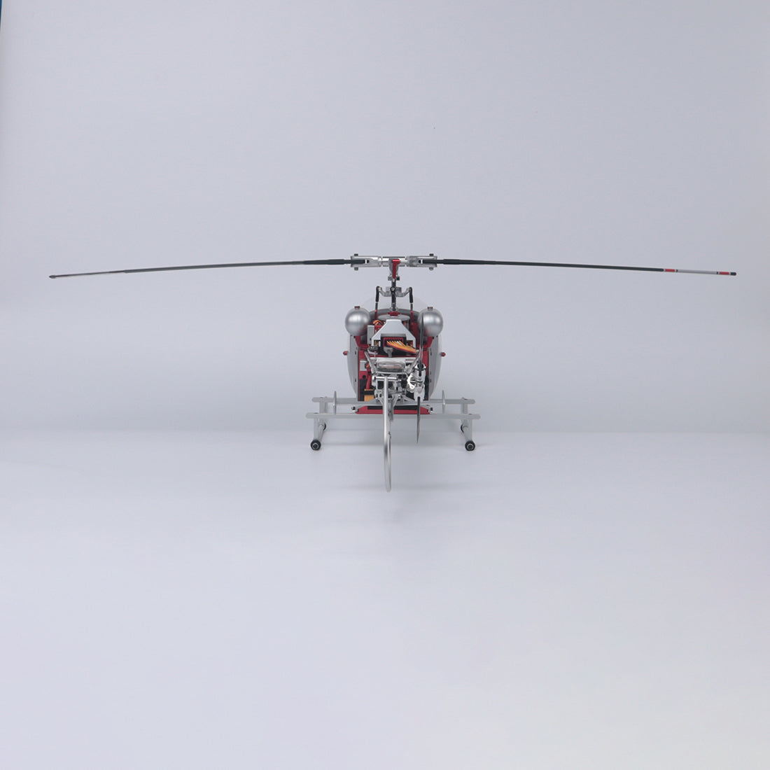 WOLFBUSH BELL-47 450-Class Scale RC Helicopter – Brushless DFC, Metal Shaft Drive, H1pro Flight Controller, Openable Cockpit, RTF