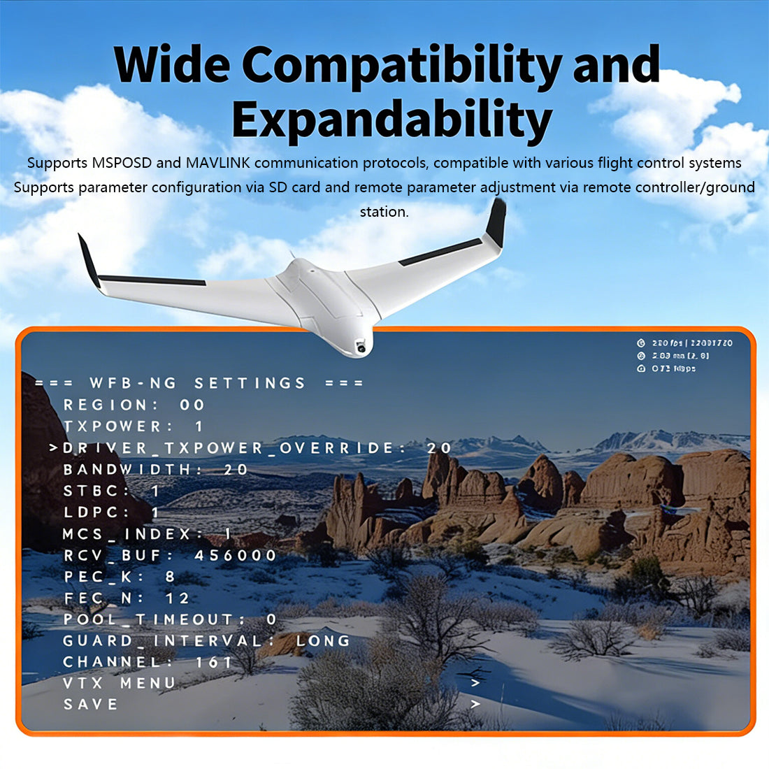 WiFiLink2 HD Digital FPV Video Transmission System with Air Unit - RAZORDON
