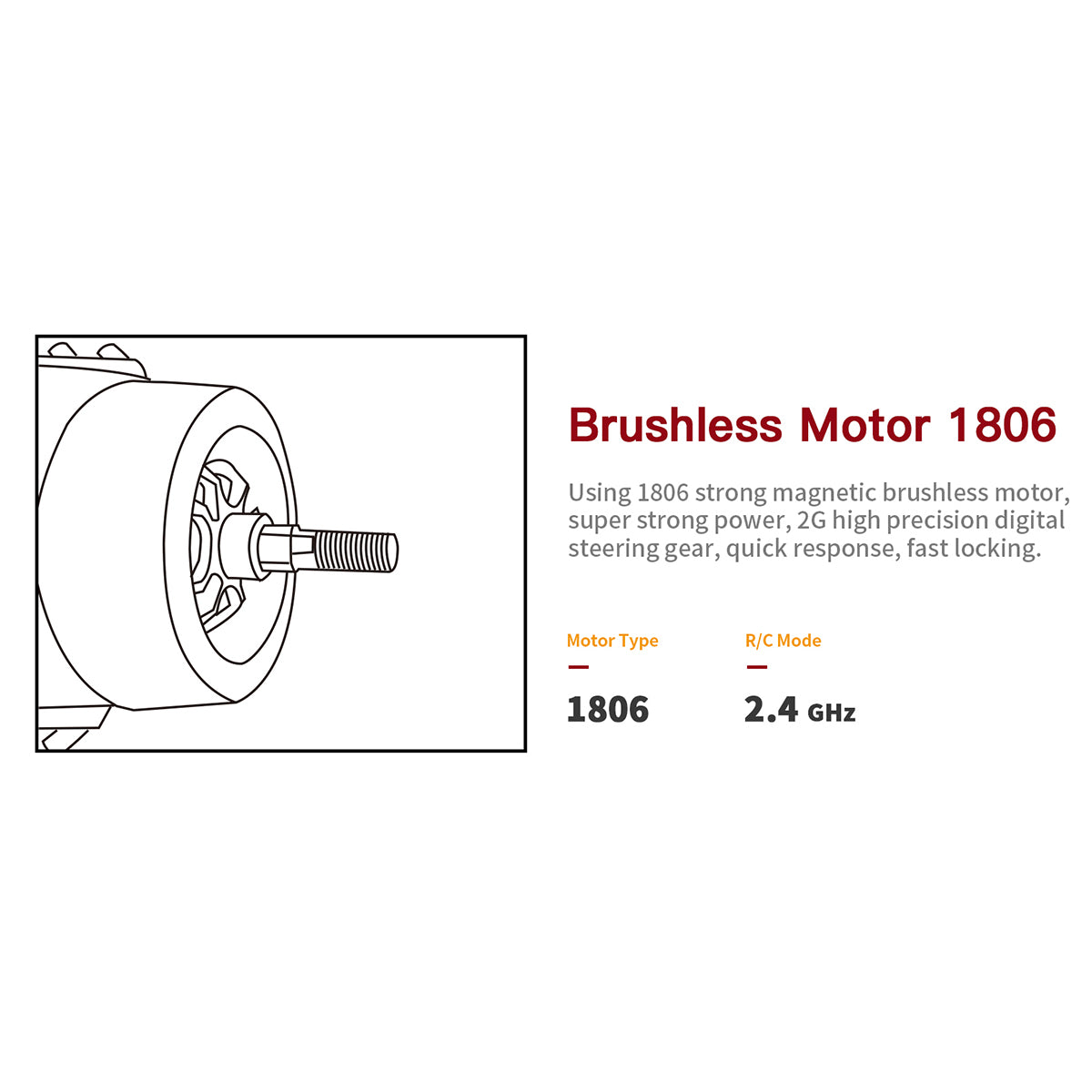 XK A280 P-51 3D/6G 2.4G 4CH Brushless Scale RC Airplane Model - RAZORDON