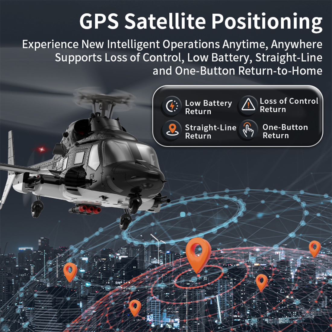 YUXIANG F02S 1/34 Airwolf RC Helicopter - RAZORDON