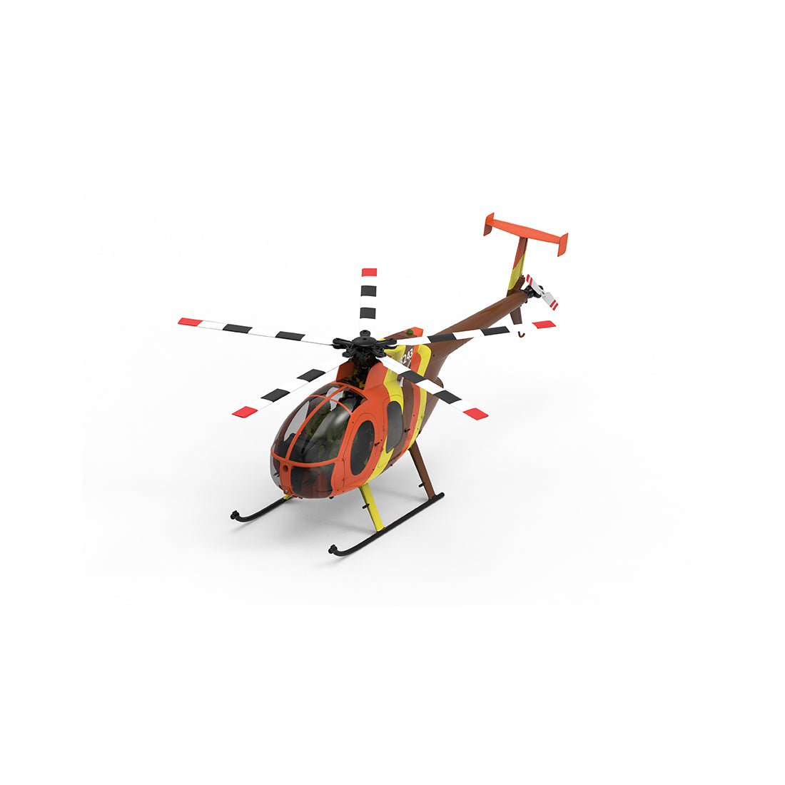 YU XIANG F118S MH-6 1/16 Scale 250-Class 2.4G 9CH Little Bird RC Helicopter - RAZORDON