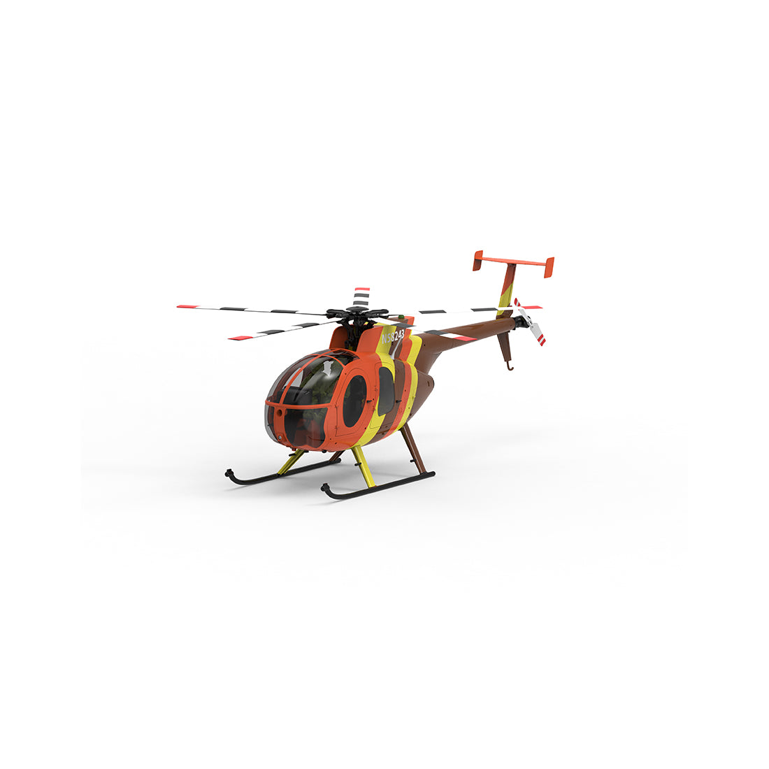 YU XIANG F118S MH-6 1/16 Scale 250-Class 2.4G 9CH Little Bird RC Helicopter - RAZORDON