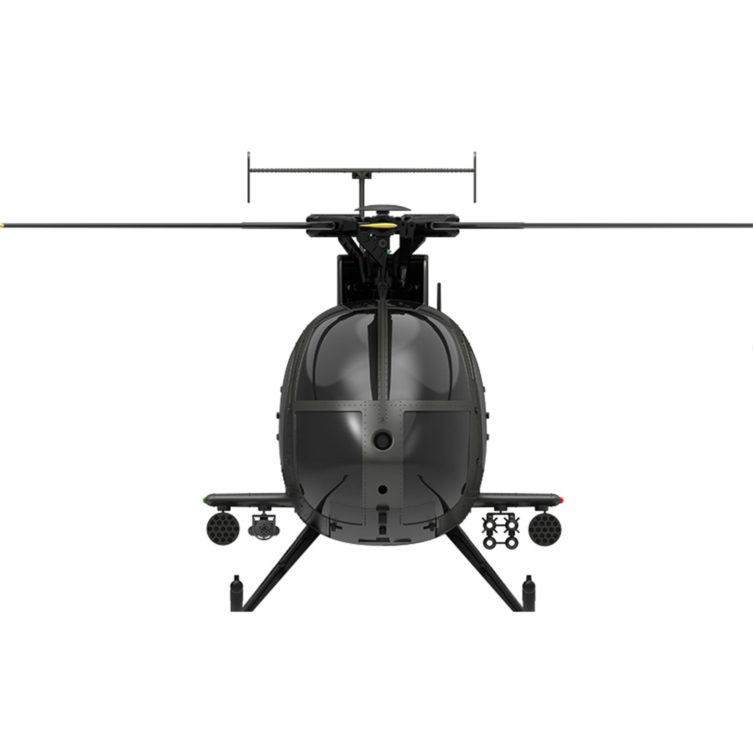 YU XIANG F119S MD500 1/16 Scale 250-Class 2.4G 9CH RC Little Bird Military Helicopter Model with Flybarless Rotor Head, 6G/3D Switchable Modes & Openable Cockpit (RTF Version)