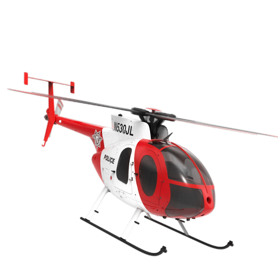 YU XIANG F119S MD500 1/16 Scale 250-Class 2.4G 9CH RC Little Bird Military Helicopter Model with Flybarless Rotor Head, 6G/3D Switchable Modes & Openable Cockpit (RTF Version)