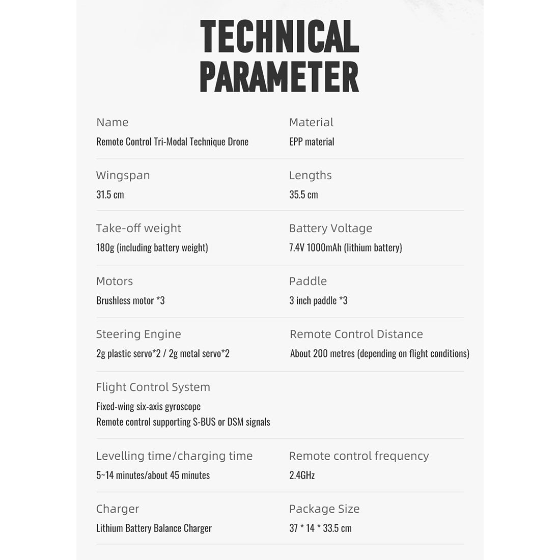 2.4G 8CH RC Stunt Airplane Model - RAZORDON