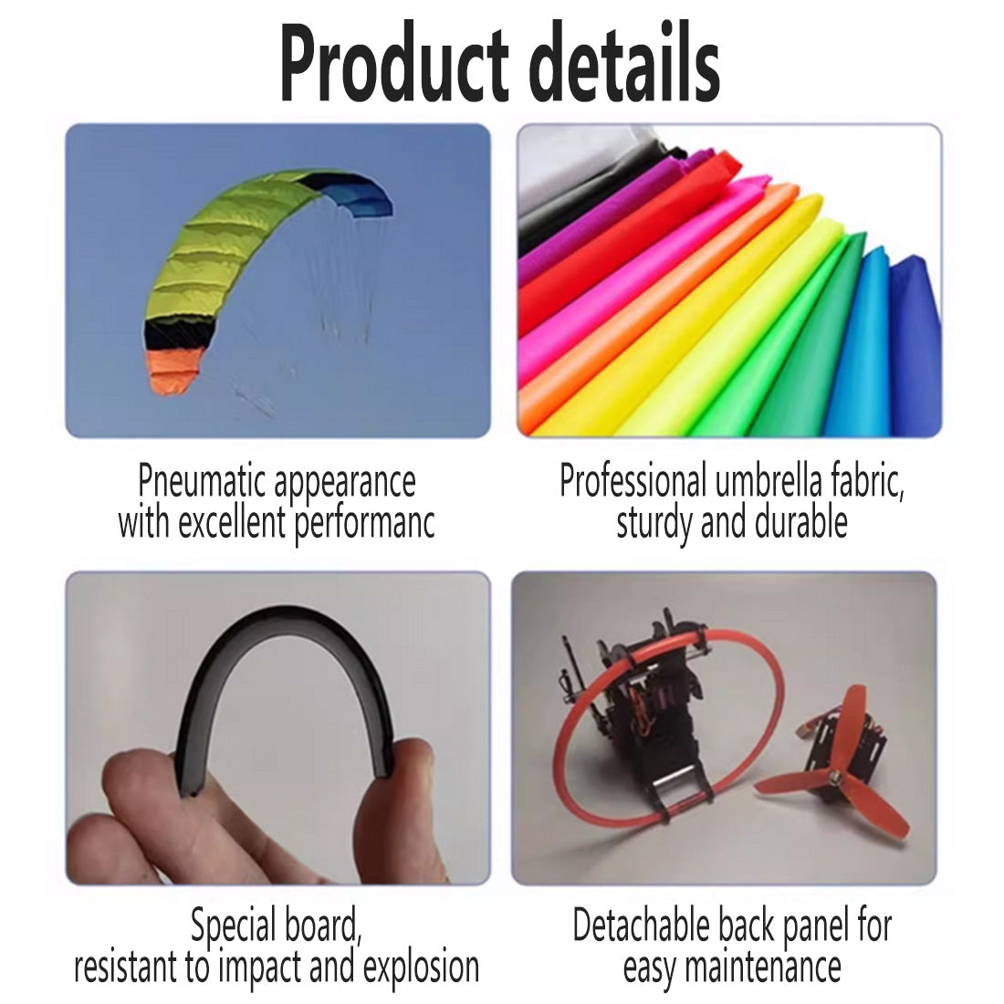 2.4G RC Electric Stunt Mini Paraglider Model High-Altitude Stunt Flight Paraglider Toy (RTF Version)