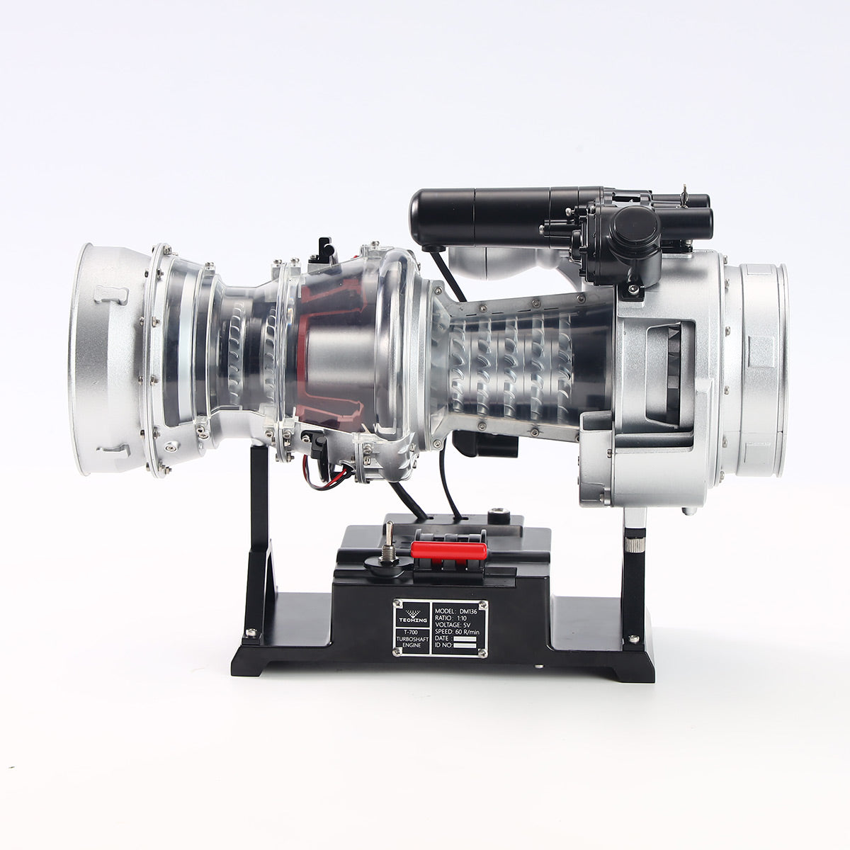TECHING×SKYMECHMAN 1/4 Scale Metal Simulation Electric Military Helicopter Turboshaft Engine Model Kit - Razordon