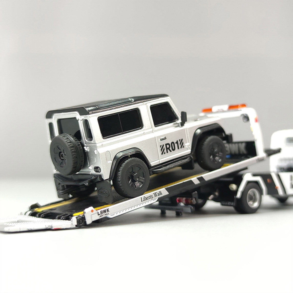 LDARC R01 1/64 Scale 2.4G RC Electric Mini Climbing Car Model with Interactive Light Set - Razordon