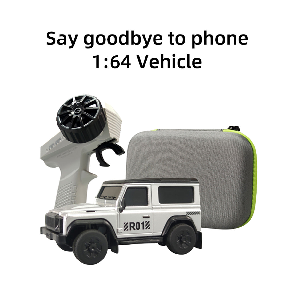 LDARC R01 1/64 Scale 2.4G RC Electric Mini Climbing Car Model with Interactive Light Set - Razordon