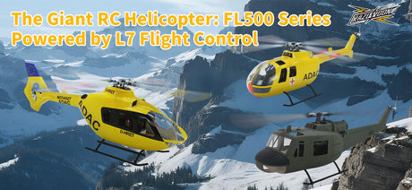 The Giant RC Helicopter-FL500 Series Powered by L7 Flight Control