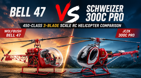 Bell 47 vs Schweizer 300C PRO