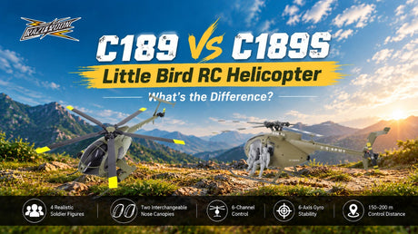 RC ERA C189 vs C189S Little Bird RC Helicopter Comparison