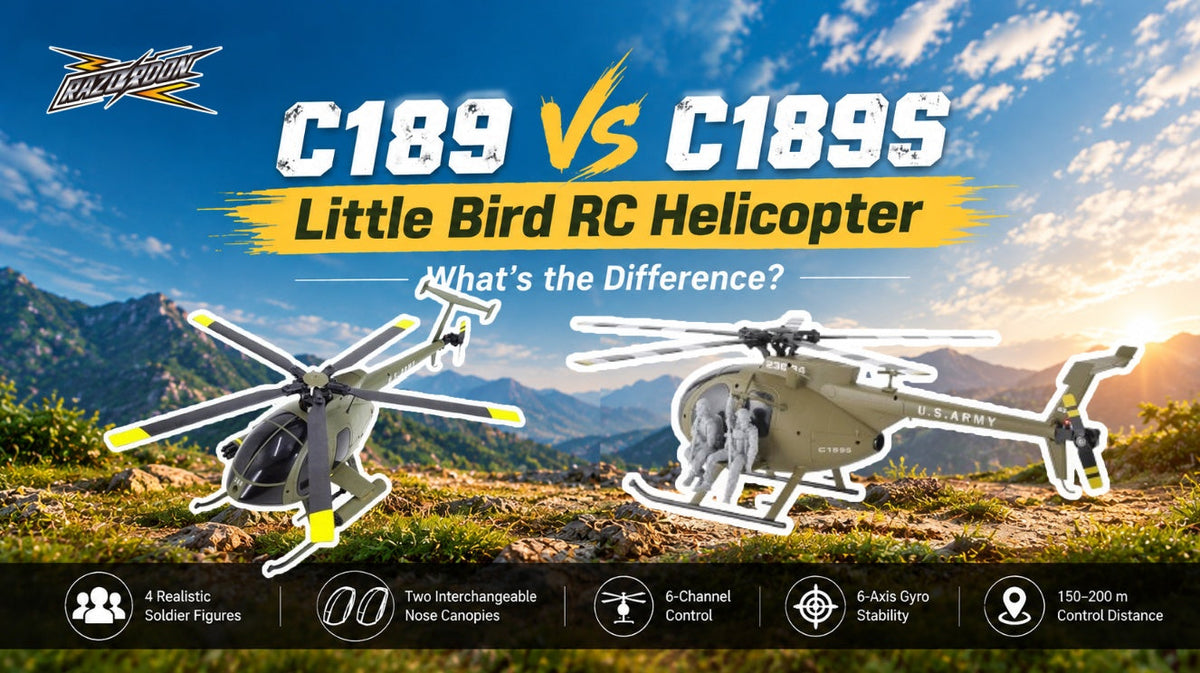 RC ERA C189 vs C189S Little Bird RC Helicopter Comparison