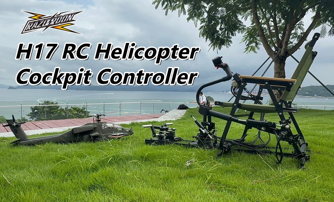 RAZORDON H17 RC Helicopter Cockpit Controller: The Ultimate Flight Simulator System Designed for RC Helicopter Pilots
