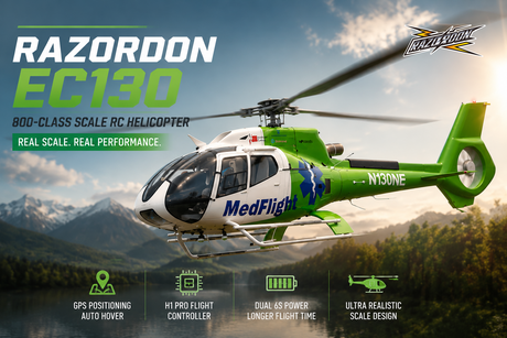 RAZORDON EC130 800-Class Scale RC Helicopter: A New Choice for RC Hobby Enthusiasts