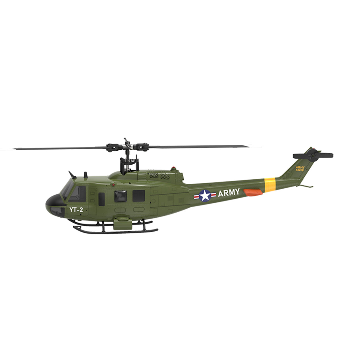 Explore the new realm of flight: YU XIANG F07 1/34 scale UH-1 Huey 3D/6G brushless direct-drive RC helicopter model