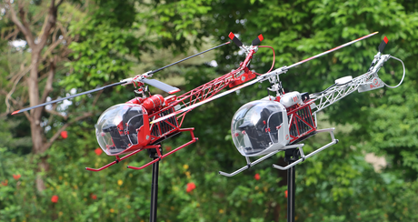 WOLFBUSH BELL-47 450-Class Scale RC Helicopter
