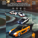 1/43 Scale 2.4G Full-Proportional Mini Electric RC Drift Racing Car Model with LED Lights - Razordon