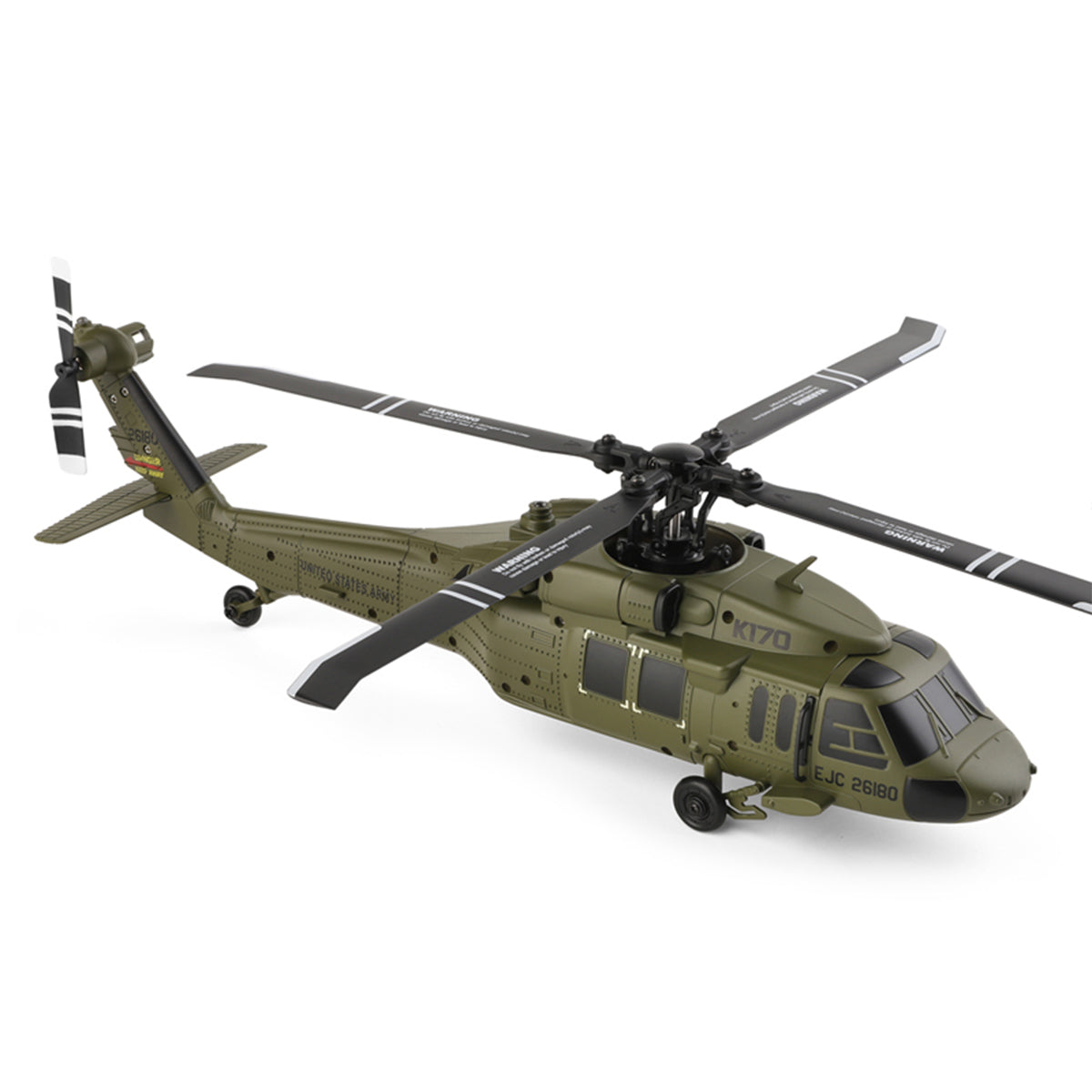 ラジコンヘリ　Xk-k170 Black hawk Black Hawk K170 RC Helicopter – Army-Style Precision Flight – Razordon