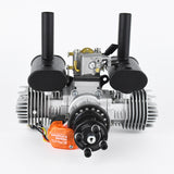 EPHIL X-40cc-T Pro Electric Starter Twin-cylinders Two-Stroke Horizontally Opposed Gasoline Engine Model for Fixed-Wing Aircraft Models - RAZORDON