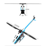 YU XIANG F280 2.4G 6CH RC Bürstenloser Direktantrieb 3D/6G Stunt-Hubschrauber RTF-Modell