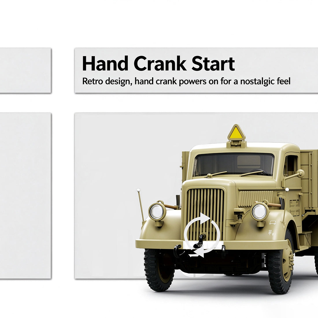 1/16 Scale German Military RC Truck - RAZORDON