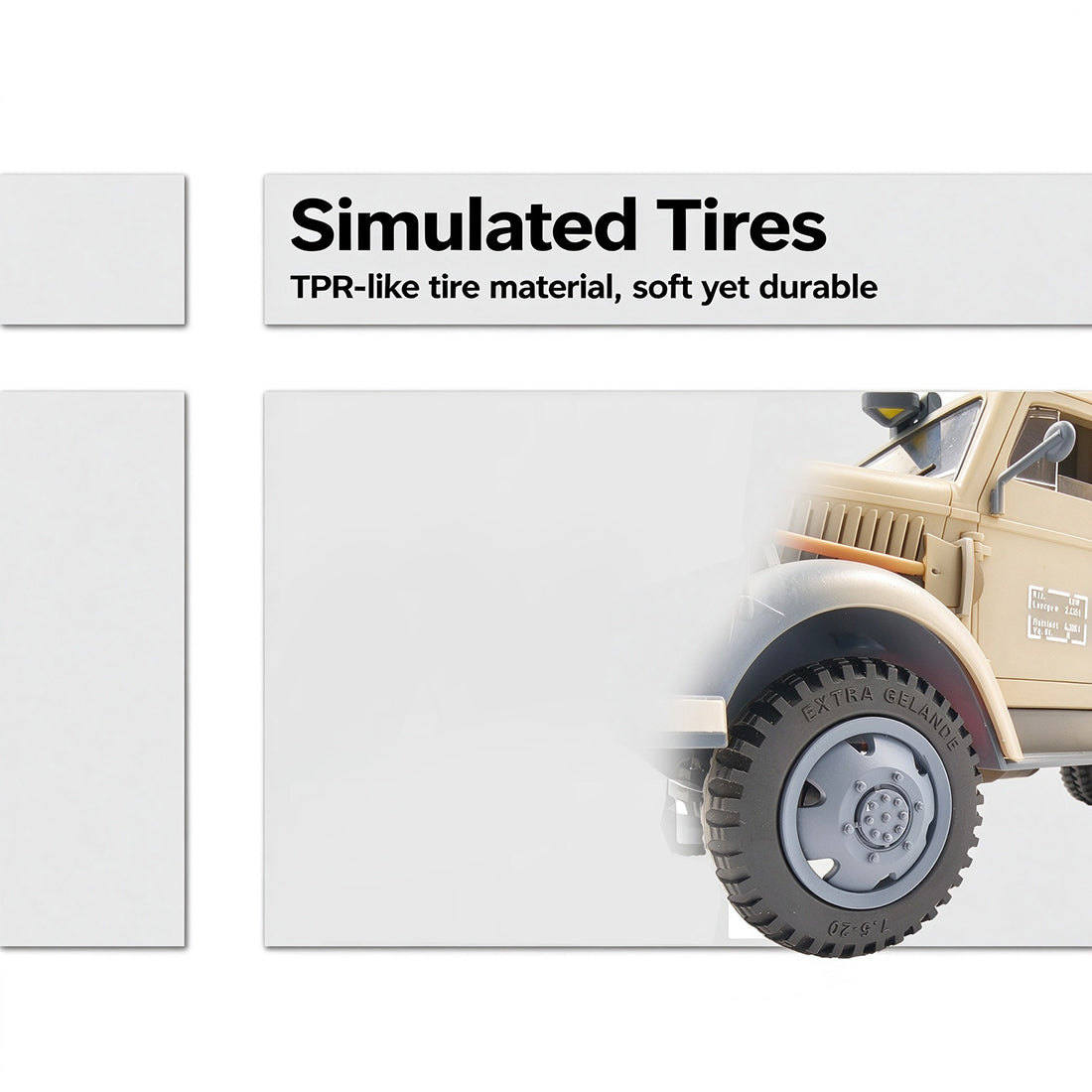 1/16 Scale German Military RC Truck - RAZORDON