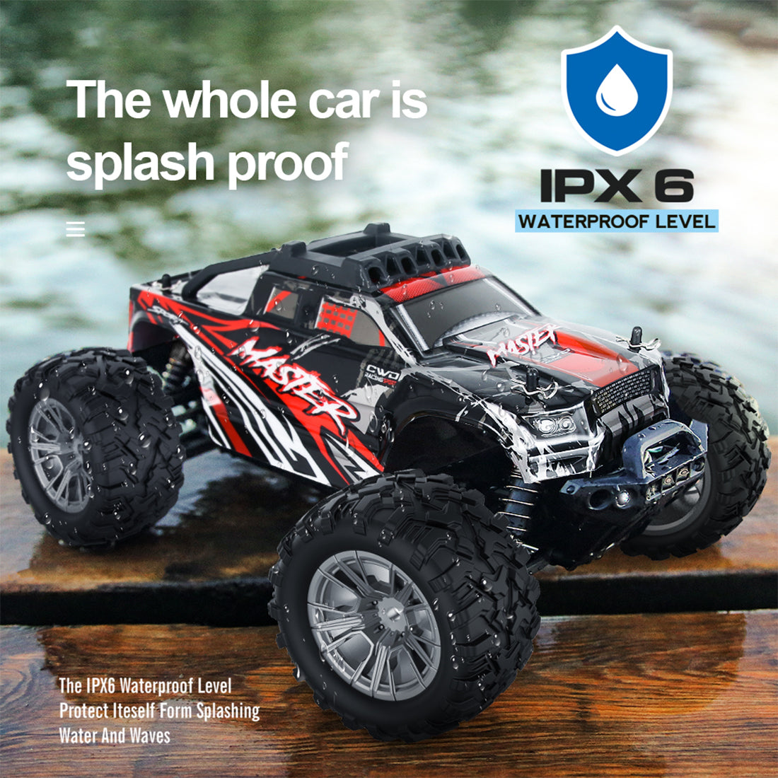 1/16 Scale 4WD RC Large Tire Truck - RAZORDON